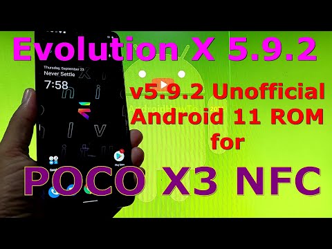 Evolution X 5.9.2 Unofficial for Poco X3 NFC (Surya) Android 11