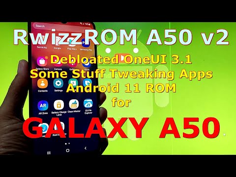 RwizzROM A50 v2 for Samsung Galaxy A50 Android 11 ( Debloated OneUI 3.1 ROM )
