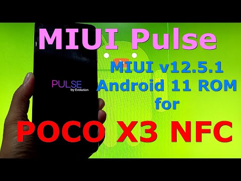 MIUI Pulse v12.5.1 for POCO X3 NFC Android 11