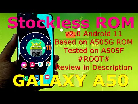 Stockless Rom v2.0 for Samsung Galaxy A50 Android 11 ROM