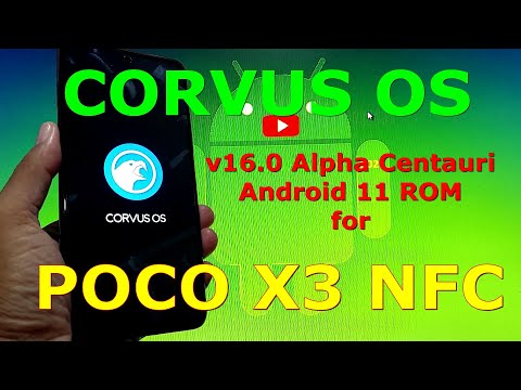 CORVUS-OS v16.0 Alpha Centauri Android 11 for POCO X3 NFC - Surya