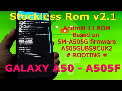 Stockless Rom v2.1 for Samsung Galaxy A50 Android 11 ROM