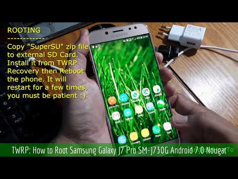 How to Install TWRP Recovery and Root Samsung Galaxy J7 Pro SM-J730G Android 7.0 Nougat