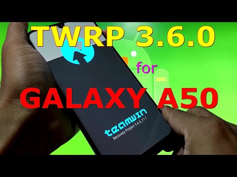 TWRP 3.6.0 for Samsung Galaxy A50 SM-A505x
