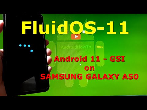 FluidOS-11 Android 11 for Samsung Galaxy A50