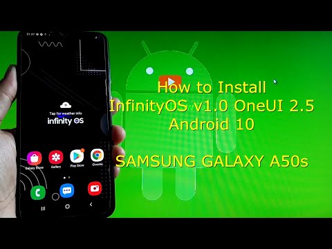 InfinityOS v1.0 OneUI 2.5 ROM for Samsung Galaxy A50s Android 10 Q