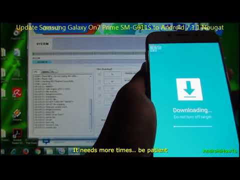 Update Samsung Galaxy On7 Prime SM-G611S to Android 7.1.1 Nougat
