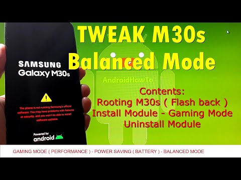 How to Tweak Samsung Galaxy M30s or Any Android Devices for Balanced Mode using Pruh_Tweaks