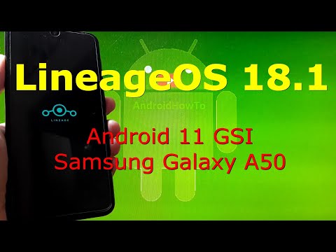 LineageOS 18.1 Android 11 for Samsung Galaxy A50