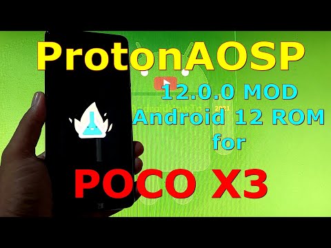 ProtonAOSP 12.0.0 MOD for Poco X3 NFC (Surya) Android 12 ROM