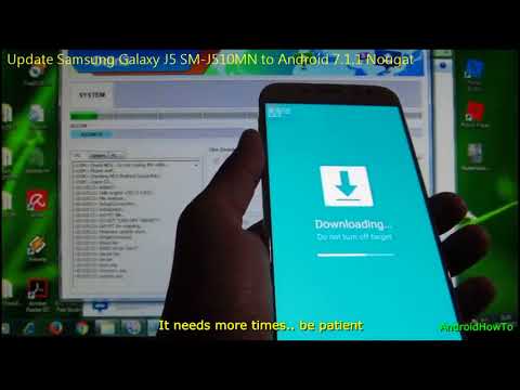 Update Samsung Galaxy J5 SM-J510MN to Android 7.1.1 Nougat