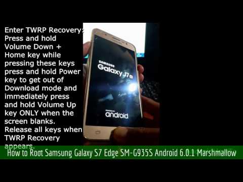 How to Root Samsung Galaxy S7 Edge SM-G935S Android 6.0.1 Marshmallow