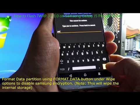 How to Flash TWRP 3.2.1.0 on Samsung Galaxy J5 Pro SM-J530G