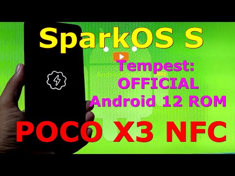 SparkOS S Tempest for Poco X3 NFC Android 12 ROM