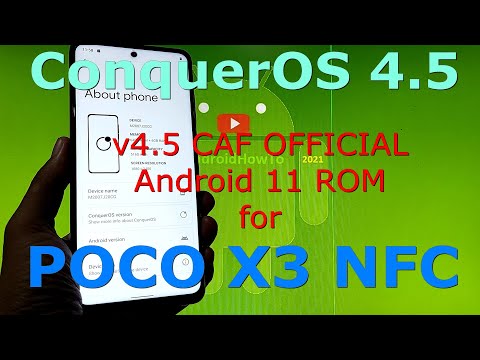 ConquerOS 4.5 CAF OFFICIAL for Poco X3 NFC (Surya)