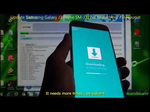 Update Samsung Galaxy J3 Prime SM-J327W to Android 7.0 Nougat
