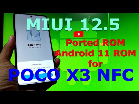 Best Gaming ROM for POCO X3 NFC Android 11 MIUI 12.5 Ported ROM