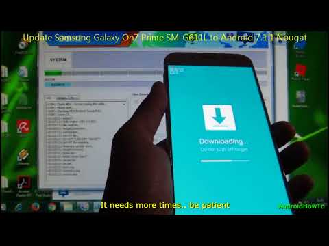 Update Samsung Galaxy On7 Prime SM-G611L to Android 7.1.1 Nougat