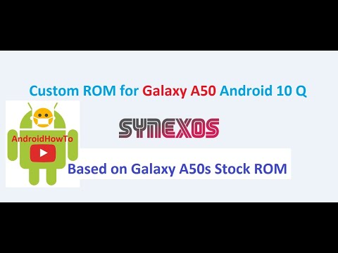 SyneXOS ROM for Galaxy A50 ( Based on Galaxy A50s ROM )