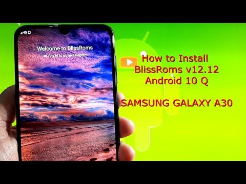 BlissRoms v12.12 20200921 for Samsung Galaxy A30 Android 10 Q