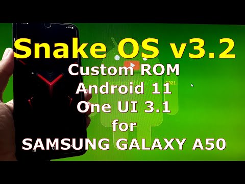 Snake OS v3.2 Custom ROM for Samsung Galaxy A50 Android 11 One UI 3.1