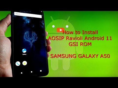 AOSIP Ravioli for Samsung Galaxy A50 Android 11 GSI