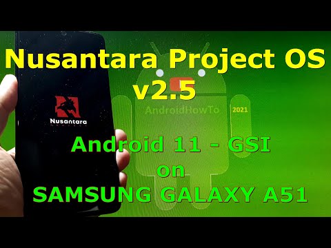 Nusantara Project OS v2.5 Android 11 for Samsung Galaxy A51