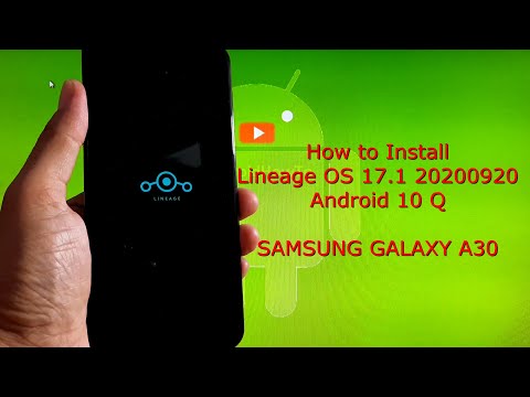Lineage OS 17.1 for Samsung Galaxy A30 Android 10 Q 2020-09-20