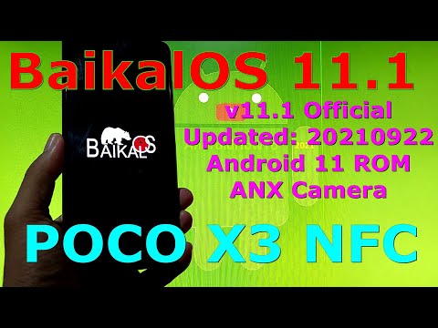 BaikalOS 11.1 OFFICIAL for Poco X3 NFC (Surya) Android 11 - Updated: 20210922