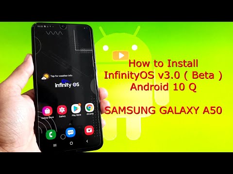InfinityOS v3.0 OneUI 2.5 for Samsung Galaxy A50 Android 10 Q ( Beta )