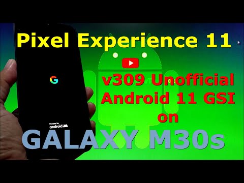 Pixel Experience 11 v309 on Samsung Galaxy M30s GSI ROM