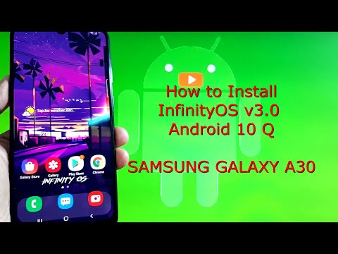 InfinityOS v3.0 OneUI 2.5 for Samsung Galaxy A30 Android 10 Q Released!
