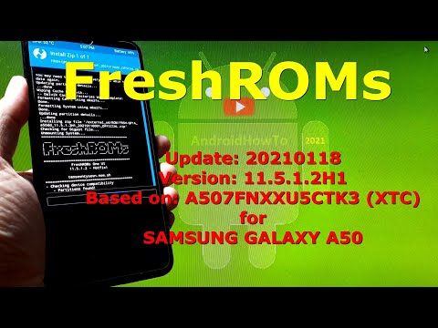 FreshROMs v11.5.1.2H1 Android 10 for Samsung Galaxy A50 Update: 20210118