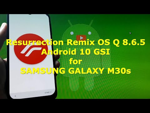 Resurrection Remix OS Q 8.6.5 Android 10 for Samsung Galaxy M30s