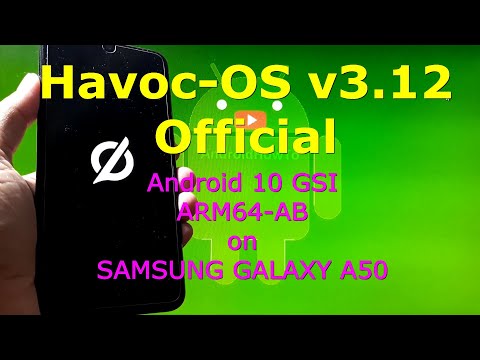 Havoc-OS v3.12 Android 10 Official for Samsung Galaxy A50