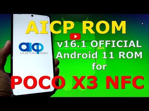 AICP 16.1 OFFICIAL for Poco X3 NFC (Surya) Android 11