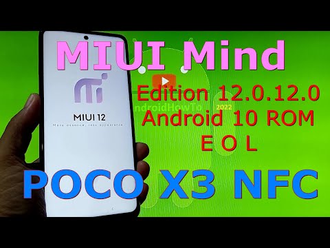 MIUI Mind Edition 12.0.12.0 for Poco X3 NFC Android 10 ROM - 220208