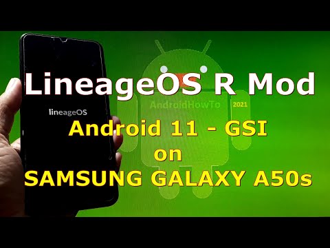 LineageOS R Mod Android 11 for Samsung Galaxy A50s GSI ROM