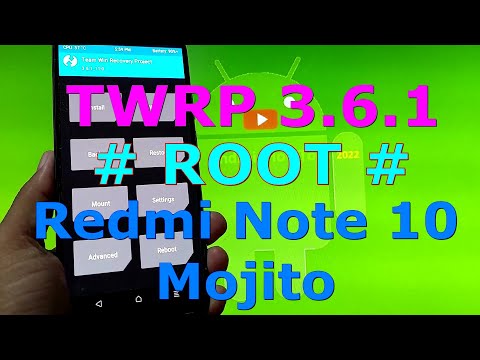 How to Flash TWRP 3.6.1 Official and Root Redmi Note 10 ( Mojito )