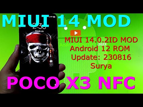 MIUI 14.0.2ID MOD for Poco X3 NFC Android 12 ROM Update: 230816