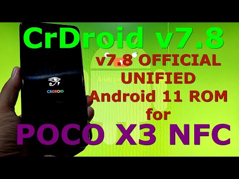 CrDroid v7.8 OFFICIAL for Poco X3 NFC Android 11 (210728)