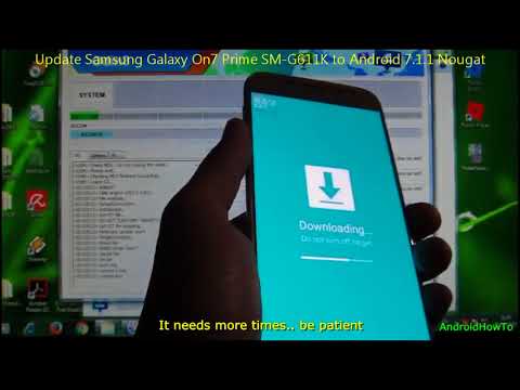 Update Samsung Galaxy On7 Prime SM-G611K to Android 7.1.1 Nougat