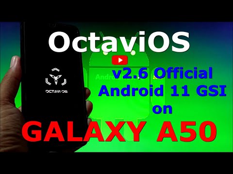 OctaviOS v2.6 Official on Samsung Galaxy A50 - Android 11 GSI