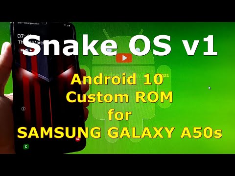Snake OS v1.0 for Samsung Galaxy A50s SM-A507FN Android 10 Custom ROM