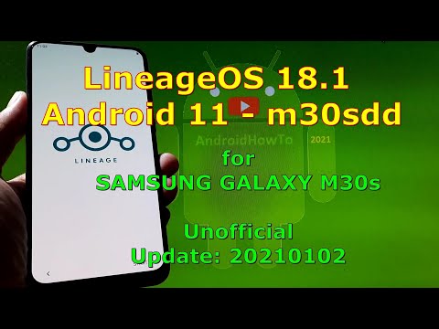 LineageOS 18.1 Android 11 for Samsung Galaxy M30s - Beta version