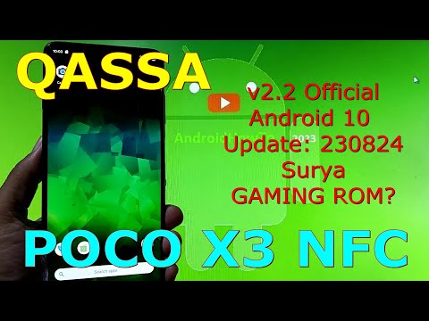 QASSA v2.2 Official for Poco X3 Android 10 Update: 230824