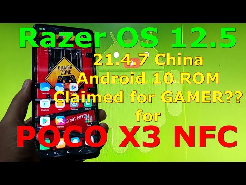 Razer OS 12.5 21.4.7 China for Poco X3 NFC Android 10