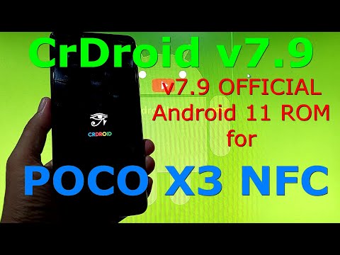 CrDroid v7.9 OFFICIAL for Poco X3 NFC Android 11