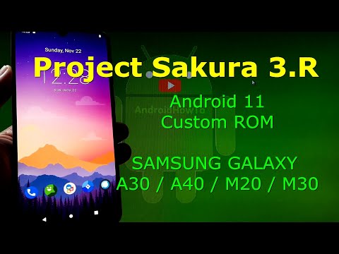 Project Sakura 3.R Android 11 for Samsung Galaxy A30 / A40 / M20(M20LTE) / M30(M30LTE)