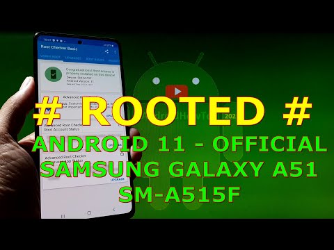How to Root Samsung Galaxy A51 SM-A515F Android 11 Official - DUB1 Firmware